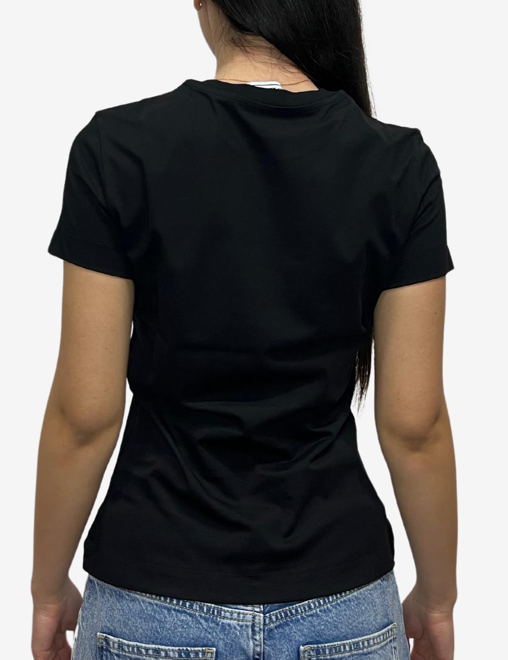 T-Shirt Moschino jeans sfiancata donna
