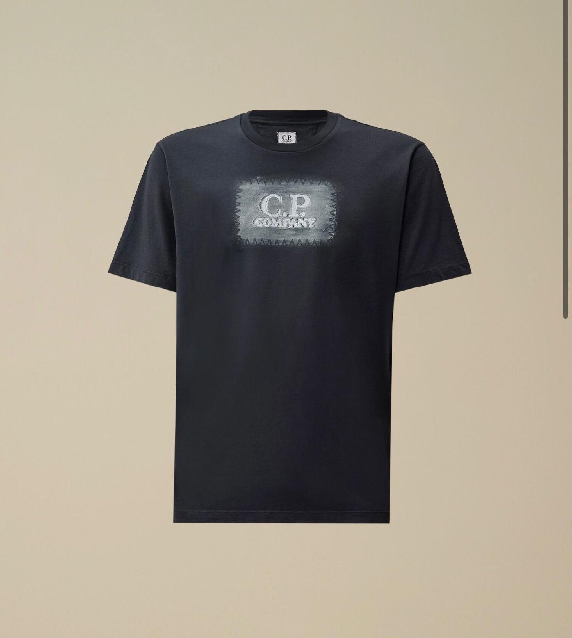 T-Shirt C.P. Company con stampa patch uomo
