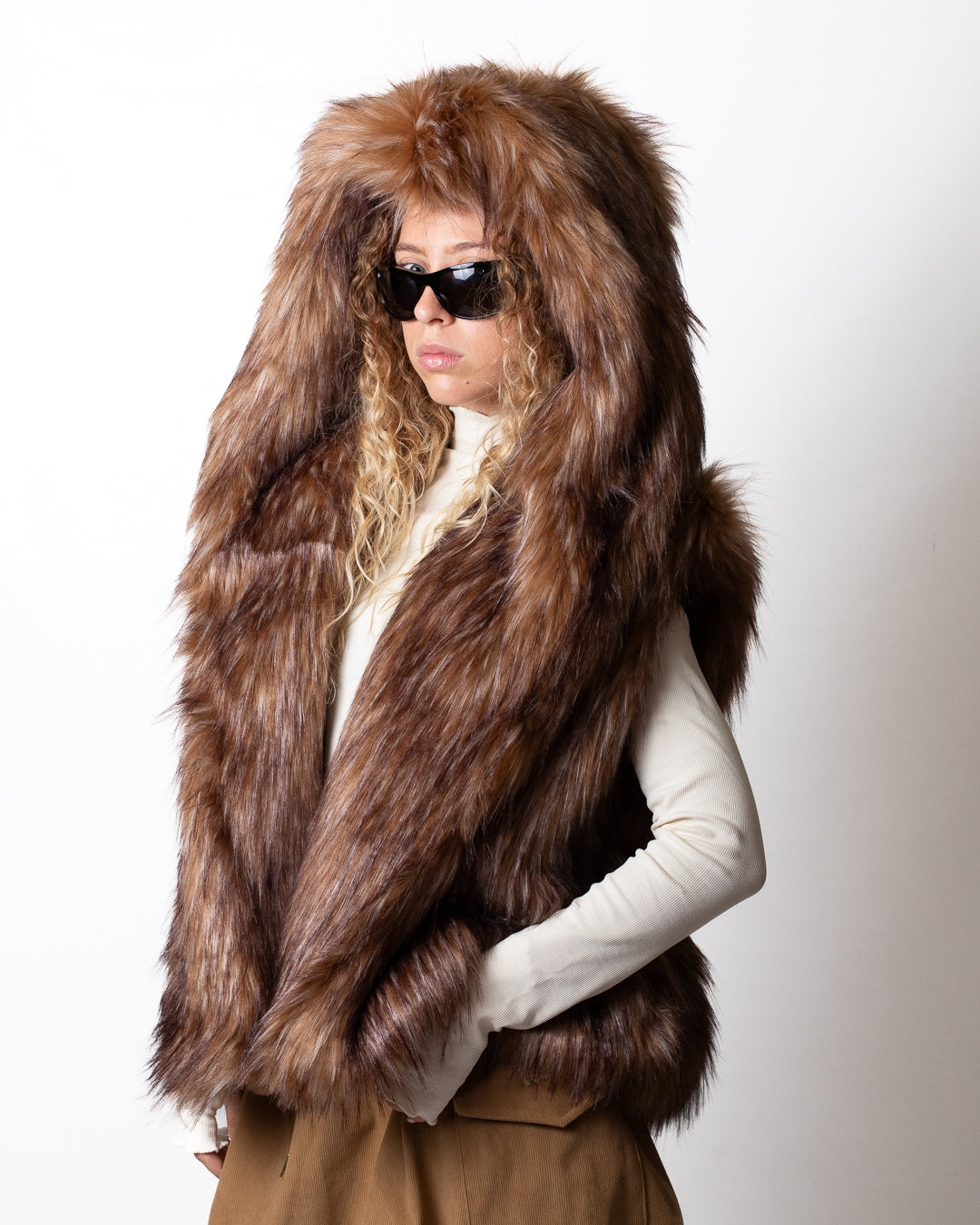 Gilet in ecopelliccia Disclaimer donna