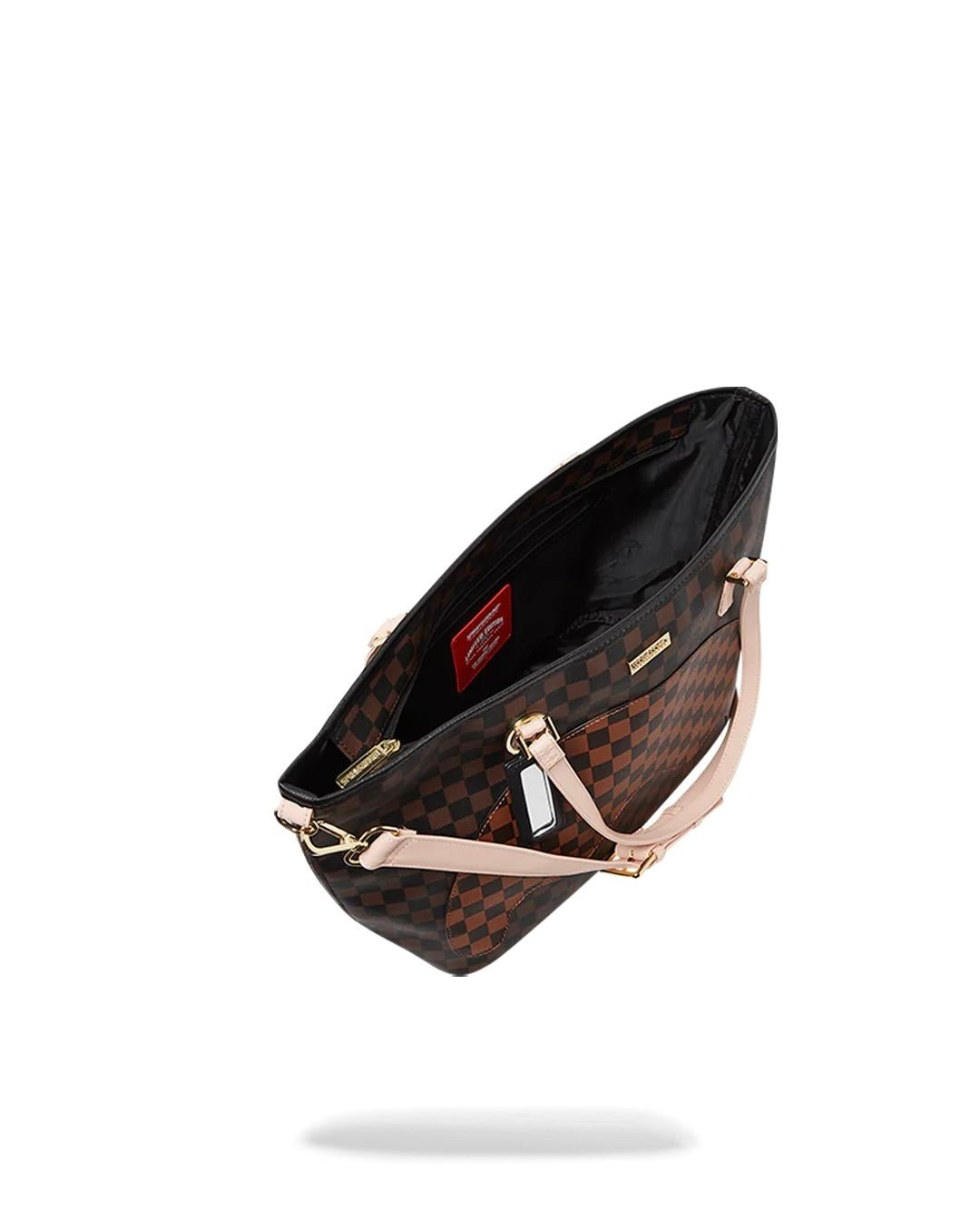 Borsa Sprayground marrone boujee strap tote