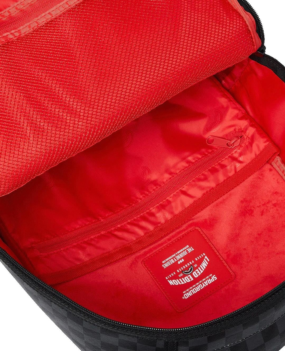 Zaino Sprayground nero Shark smashed through dlx backpack