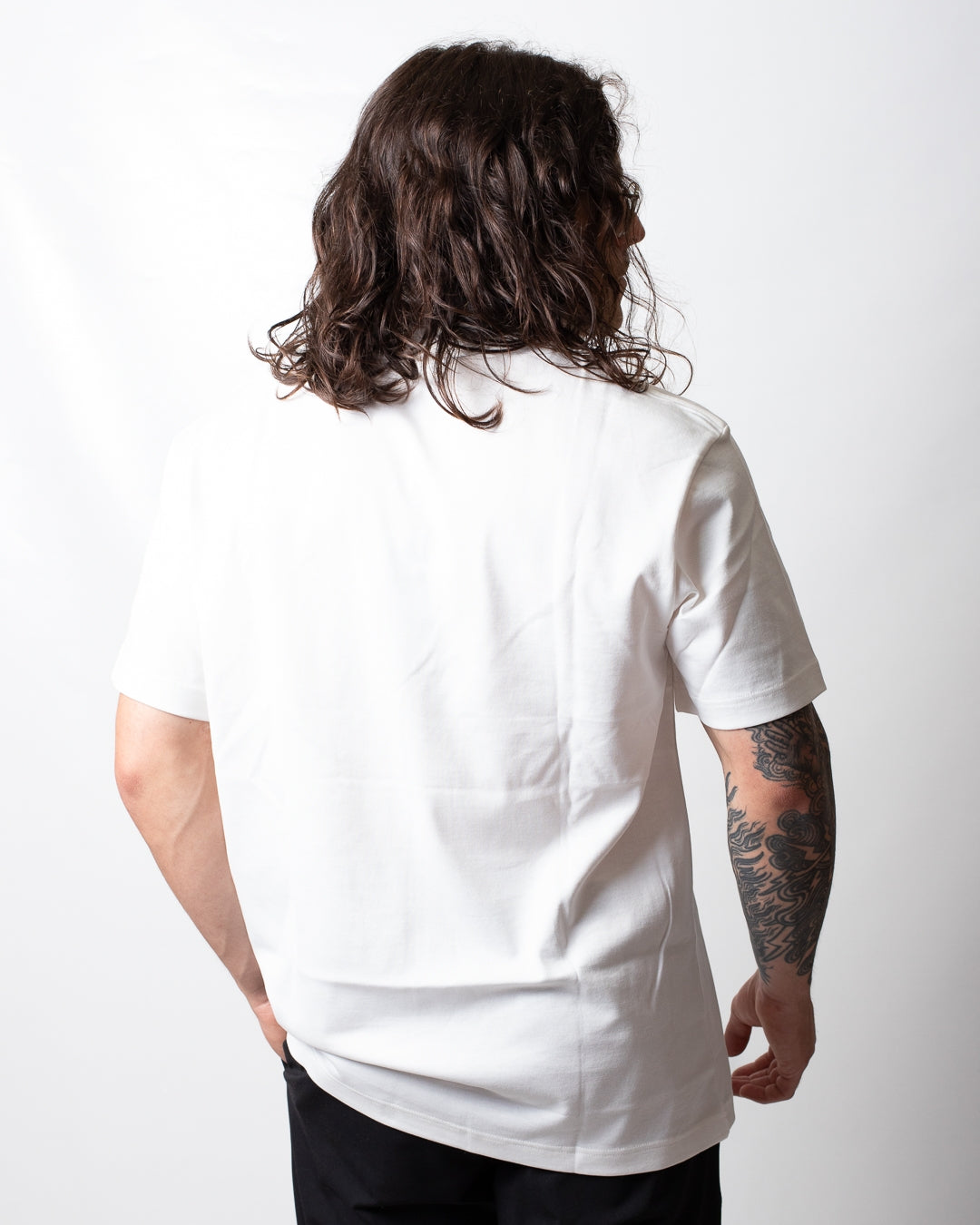 T-Shirt Lacoste classic fit con logo multicolor uomo