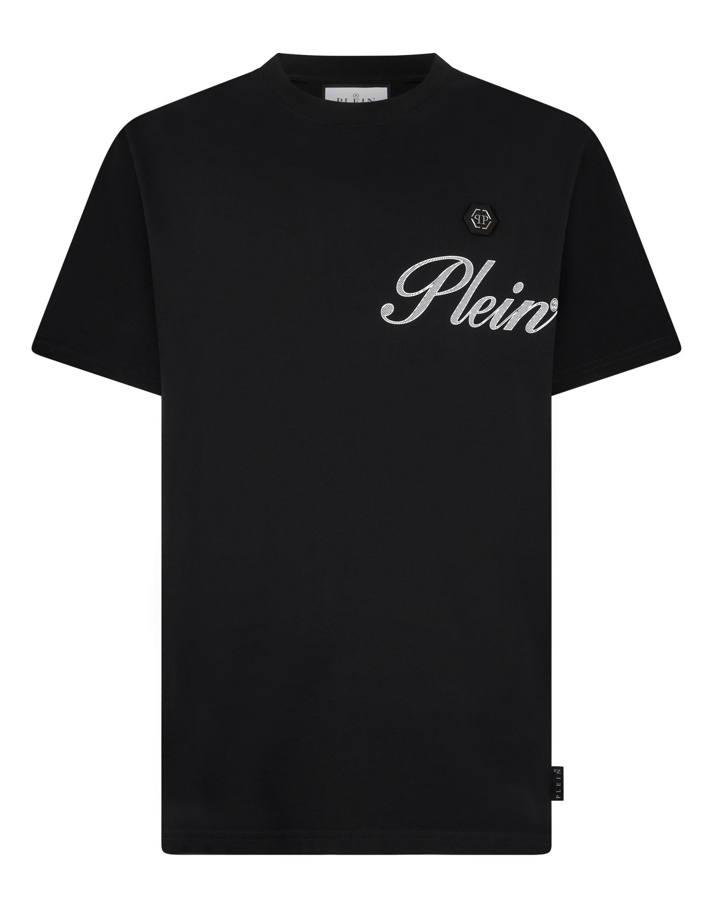 T-Shirt Philipp Plein con logo signature e applicazione