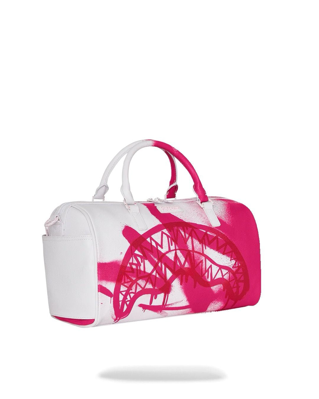 Borsa Sprayground bianco pink vandal mini duffle