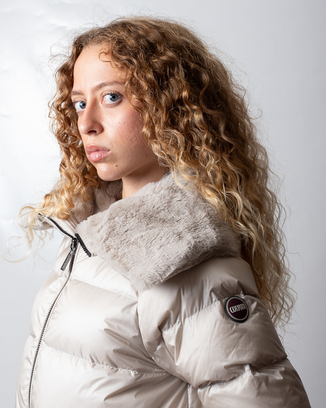 Piumino Colmar "Deluxe" con ecopelliccia donna