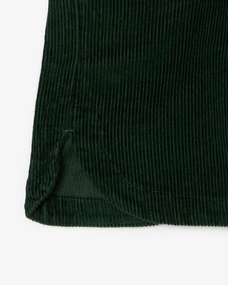 Bermuda Lacoste effetto velluto con bottoni donna