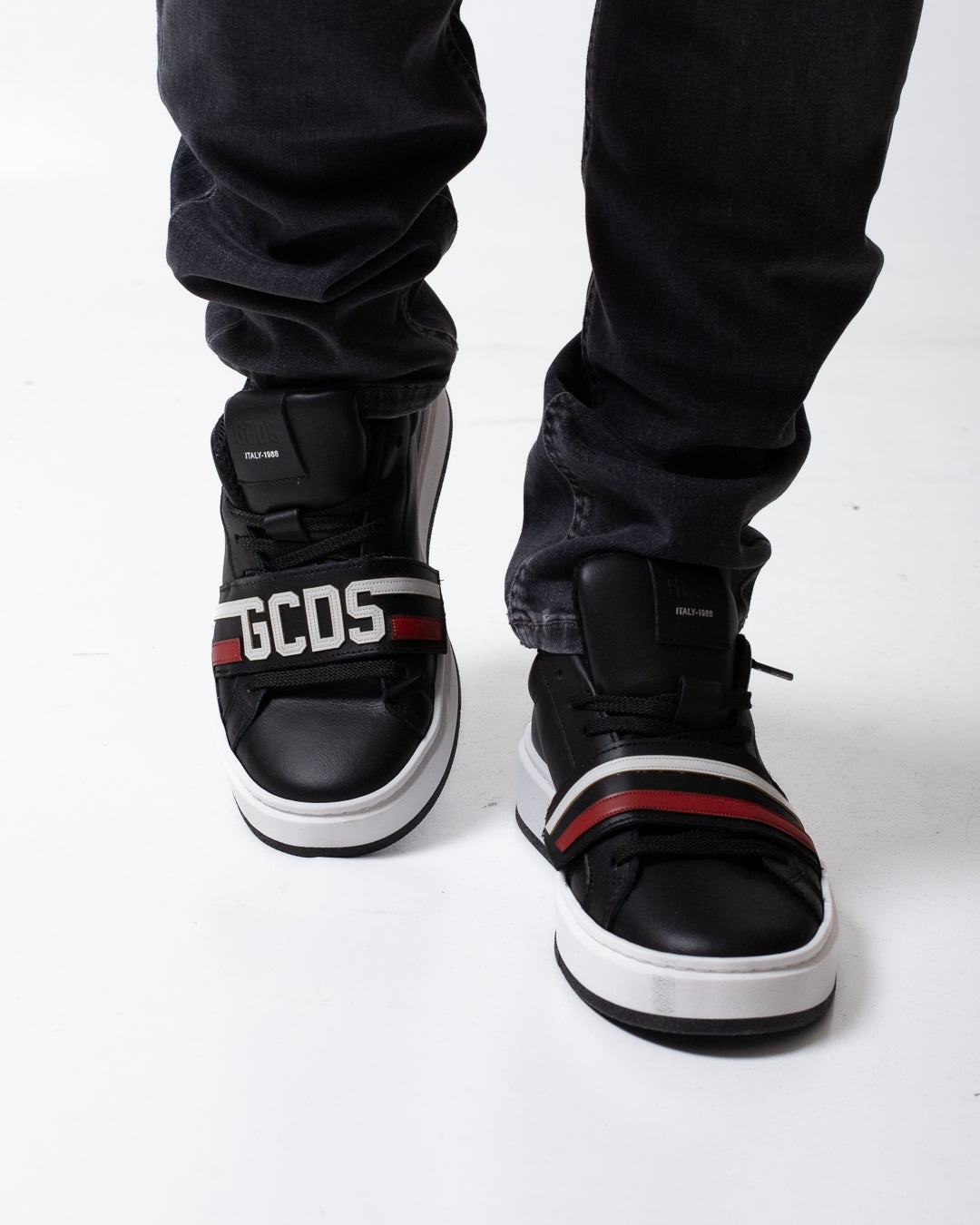 Sneakers GCDS con fascia bi-color uomo