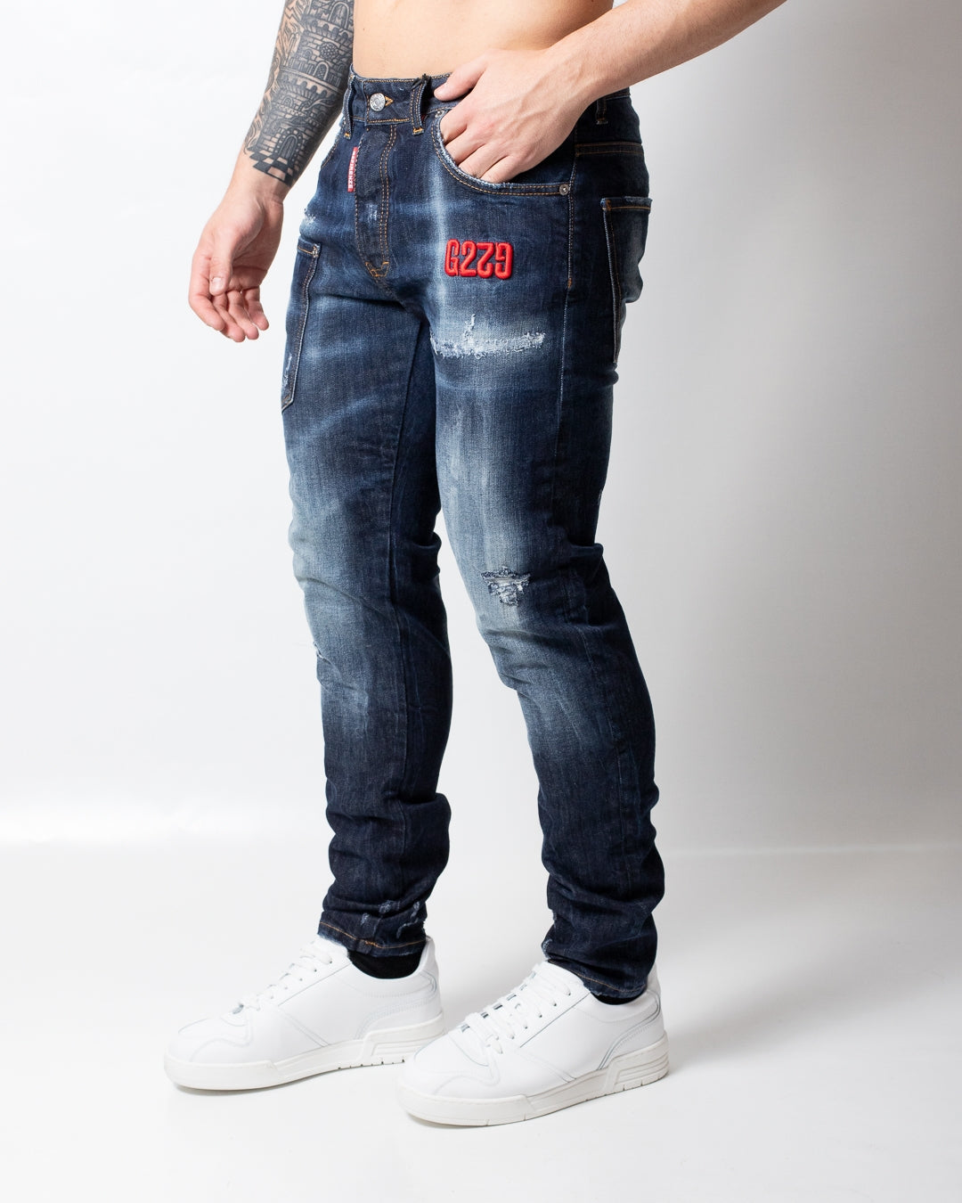 Jeans G2 Firenze "Three Pocket Blue" slim uomo