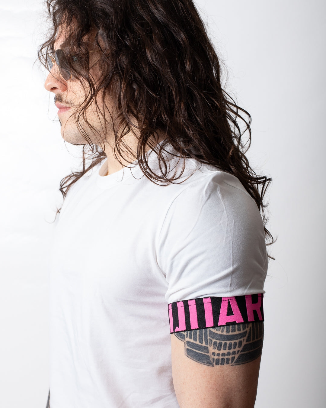 T-Shirt Dsquared2 con fascia logata uomo