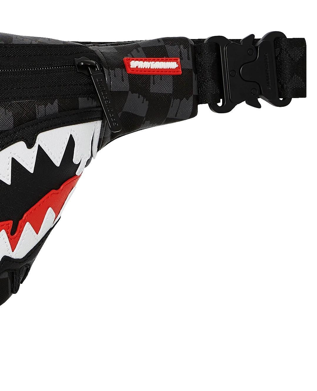 Marsupio Sprayground nero Dripping sharks in paris savvy crossbody