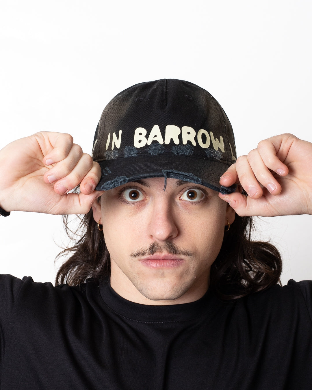 Cappello Barrow con visiera e logo stampato