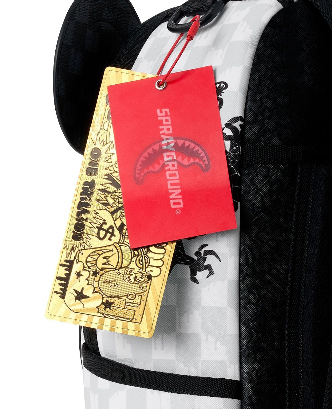 Zaino Sprayground bianco PANDA FACE BACKPACK