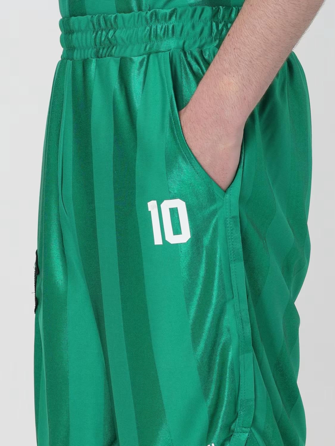 Shorts Barrow in triacetato con logo football team jersey unisex