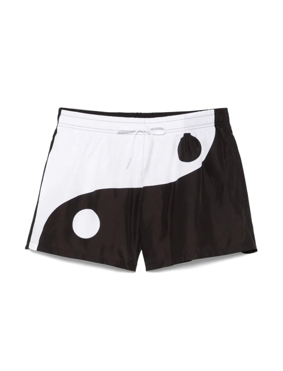 Boxer mare Moschino "Yin & Yang" uomo