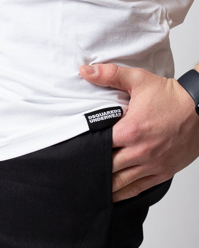 T-Shirt Dsquared2 con etichette logate uomo
