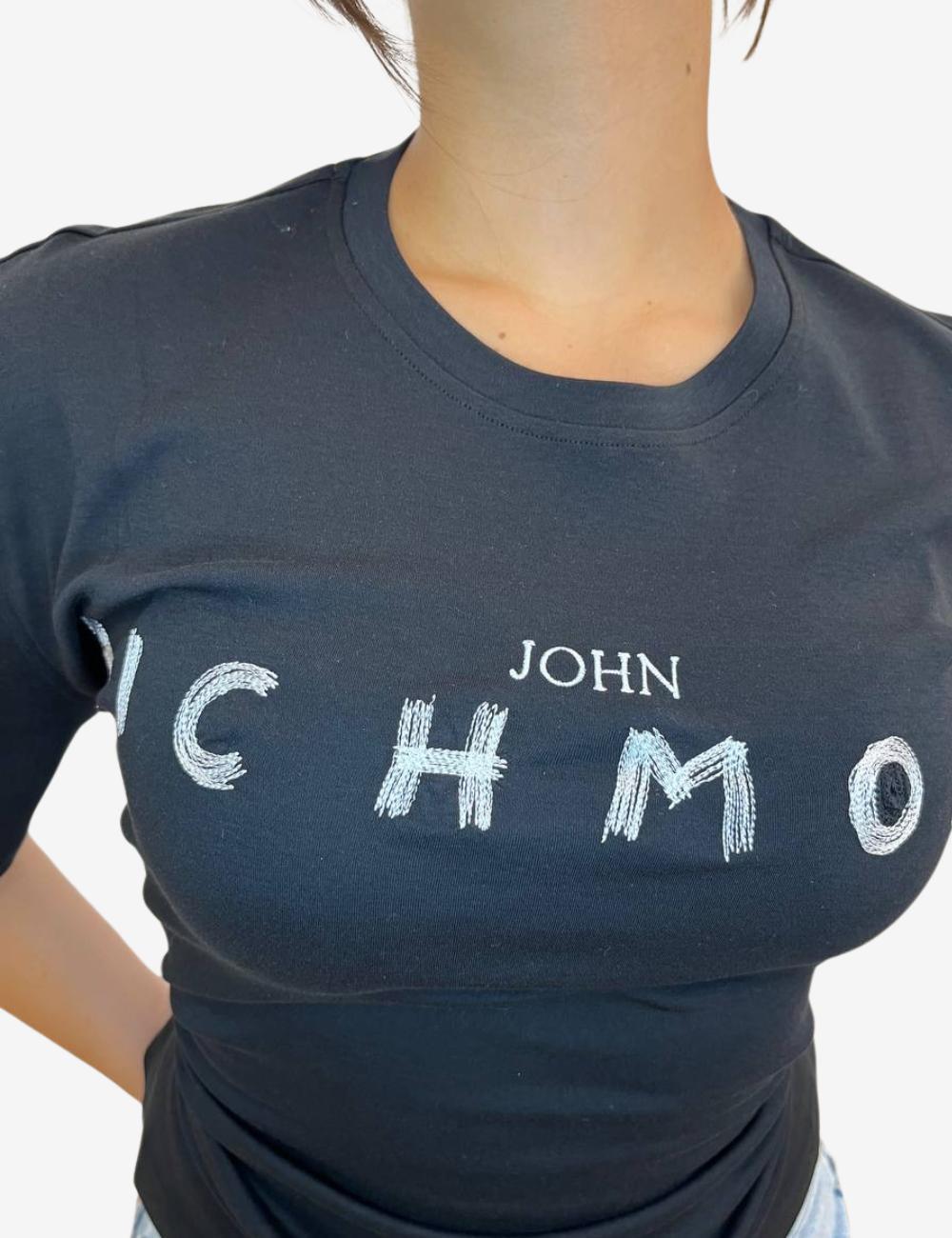 T-Shirt John Richmond con intreccio donna