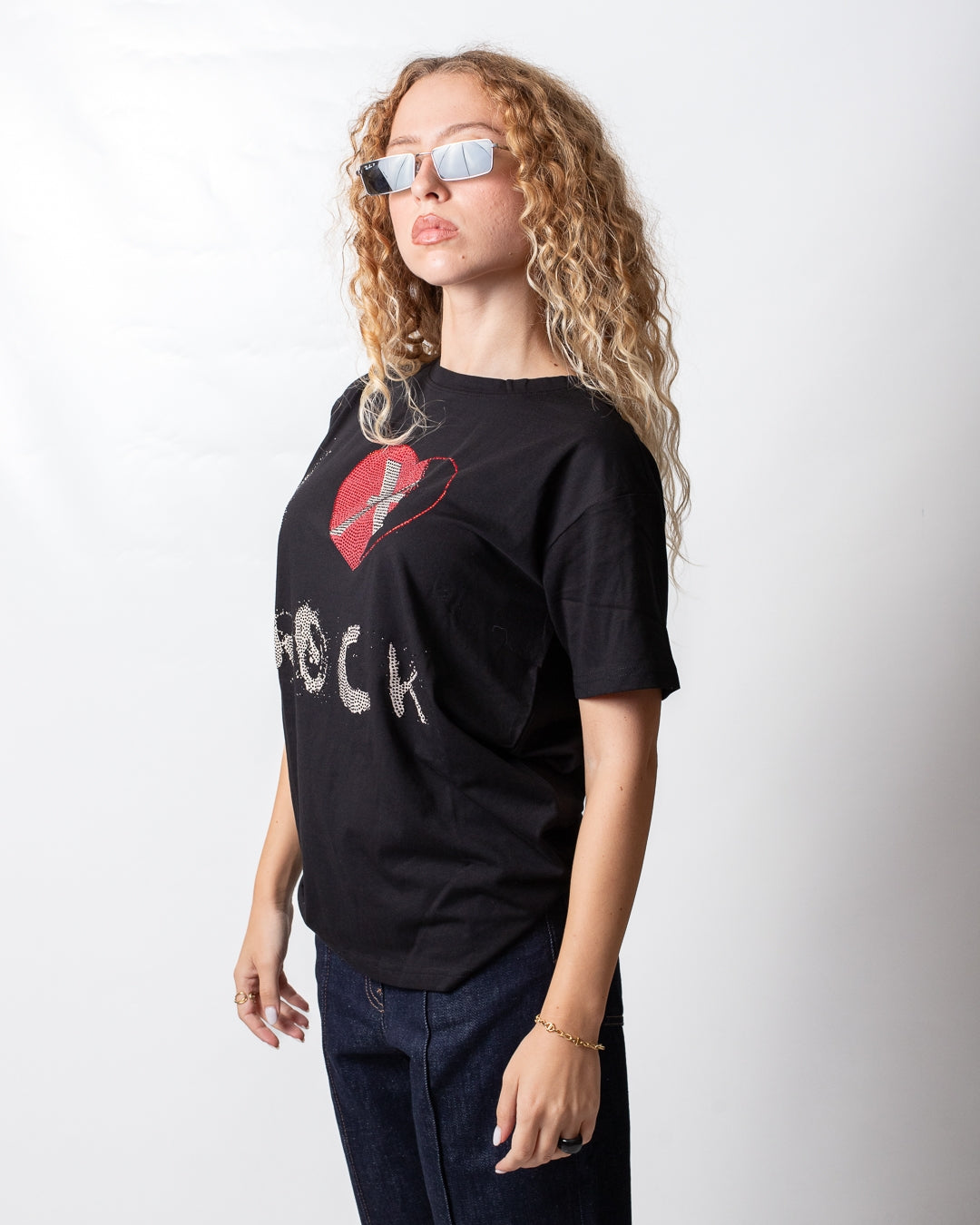 T-Shirt Richmond X "I love Rock" donna
