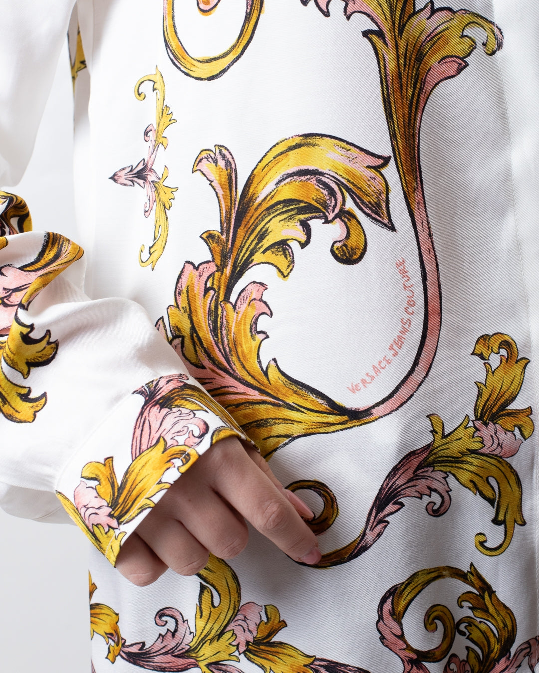 Camicia Versace Jeans Couture "Outline Barocco" in viscosa donna