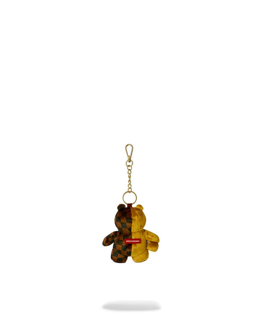 Portachiavi Sprayground marrone SIP GOLD DRIP BEAR KEYCHAIN
