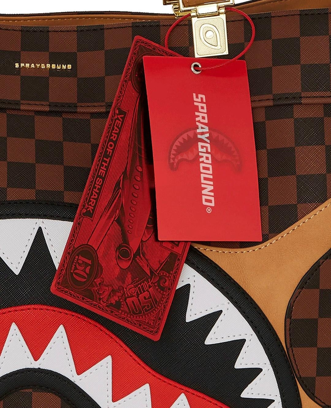 Borsa Sprayground marrone Hennyville mini duffle
