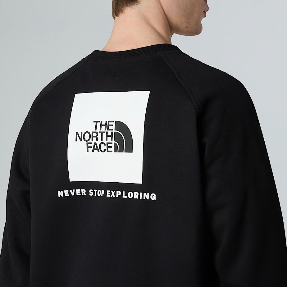 Felpa The North Face girocollo e logo stampato uomo