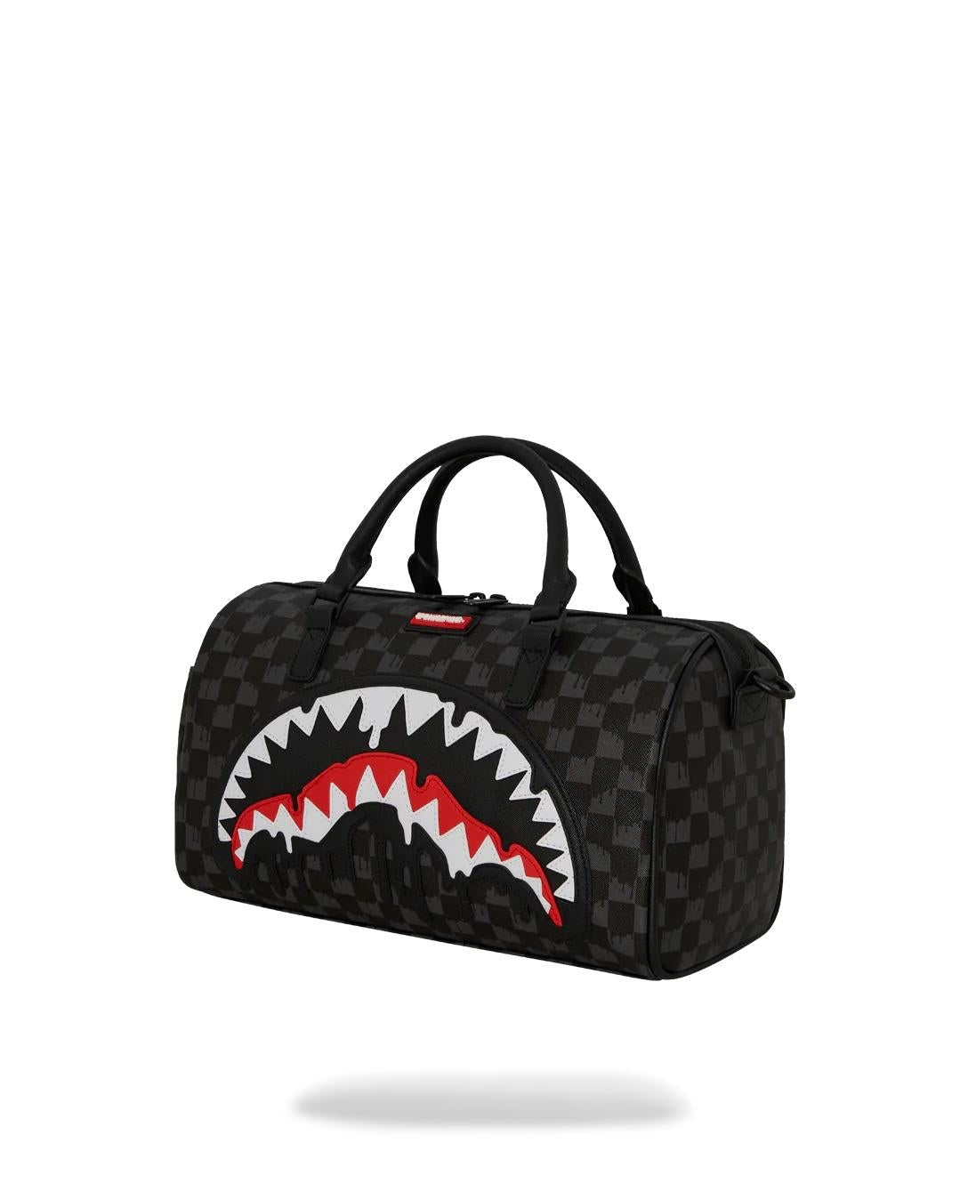 Borsa Sprayground nero Dripping sharks in paris mini duffle