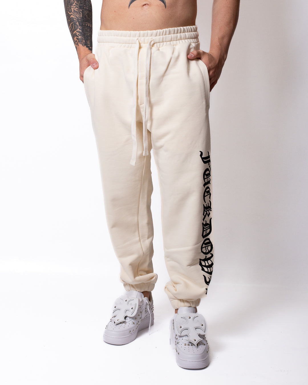 Pantalone Comme des Fuckdown in felpa con stampe uomo