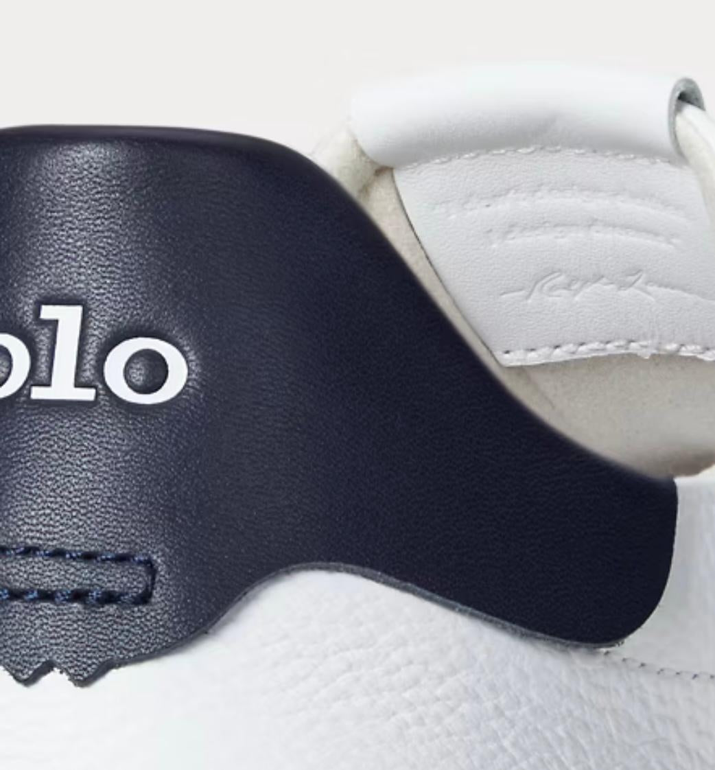 Sneakers Polo Ralph Lauren in pelle con ricamo uomo