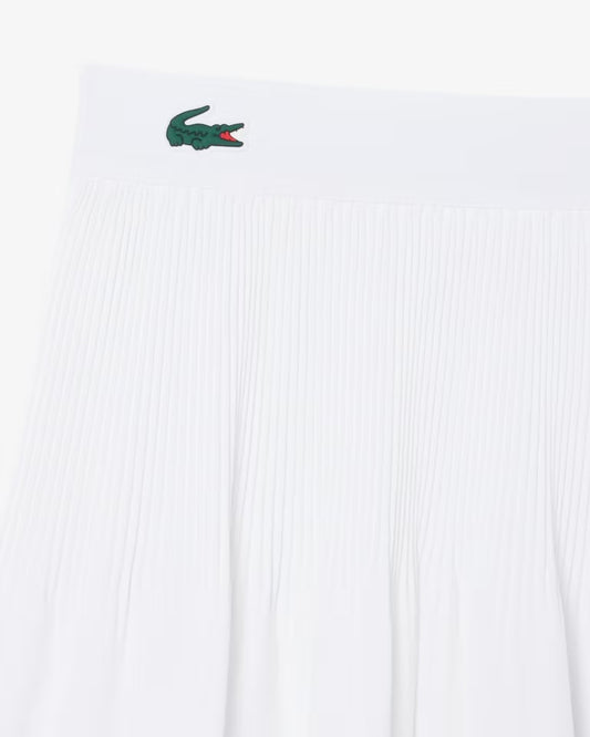 Gonna Lacoste a balze con short donna