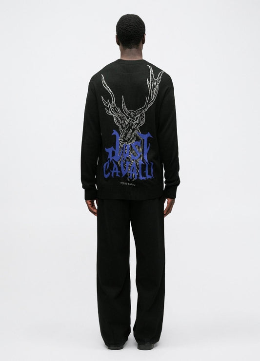 Maglia Just Cavalli girocollo "Fired Earth" uomo
