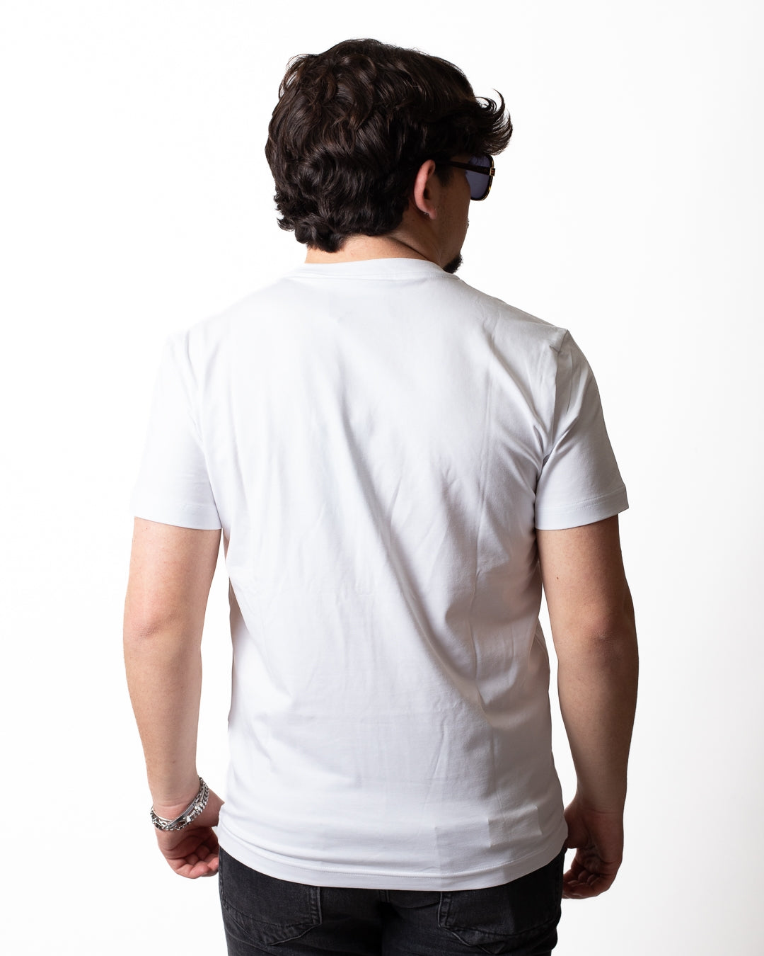 T-Shirt John Richmond "In good we trust" white uomo