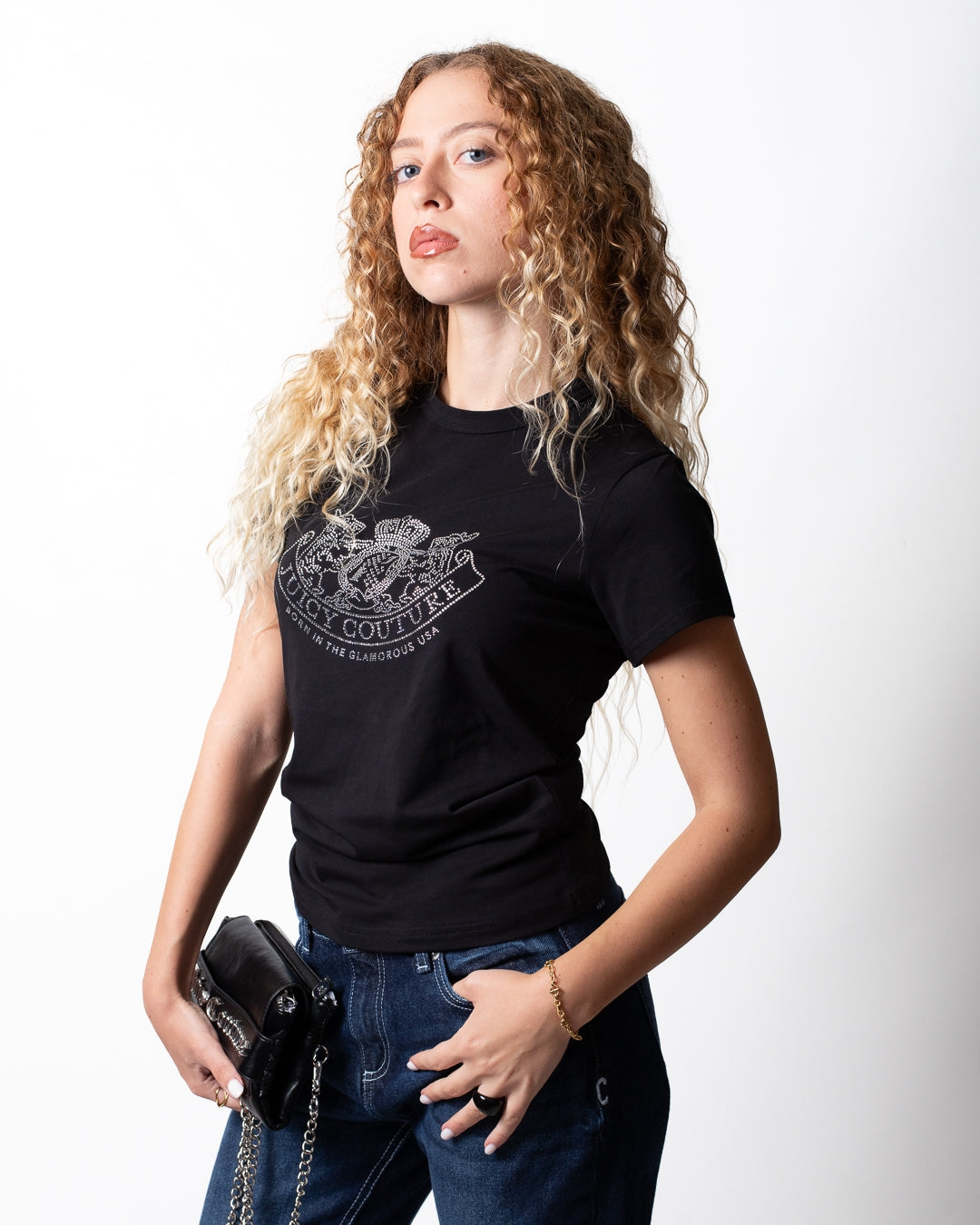 T-Shirt Juicy Couture "Dog Crest" donna