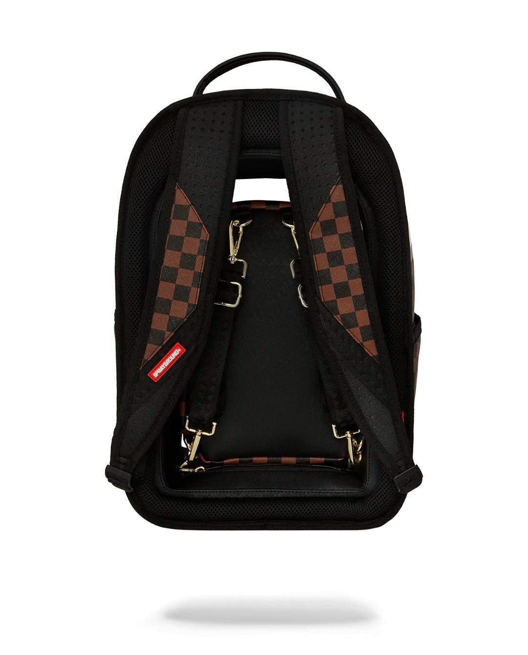 Zaino Sprayground marrone Sharks in a hole in paris dlxsv backpack