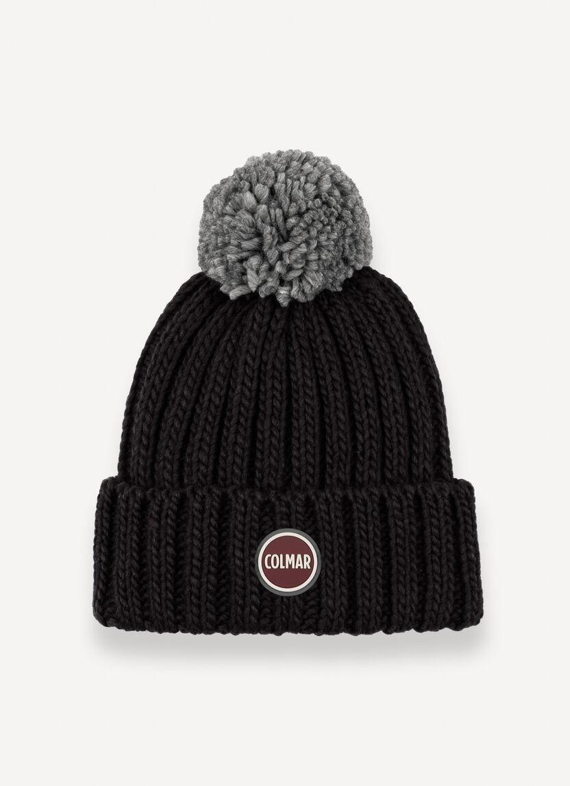 Cappello Colmar in misto lana con pon pon