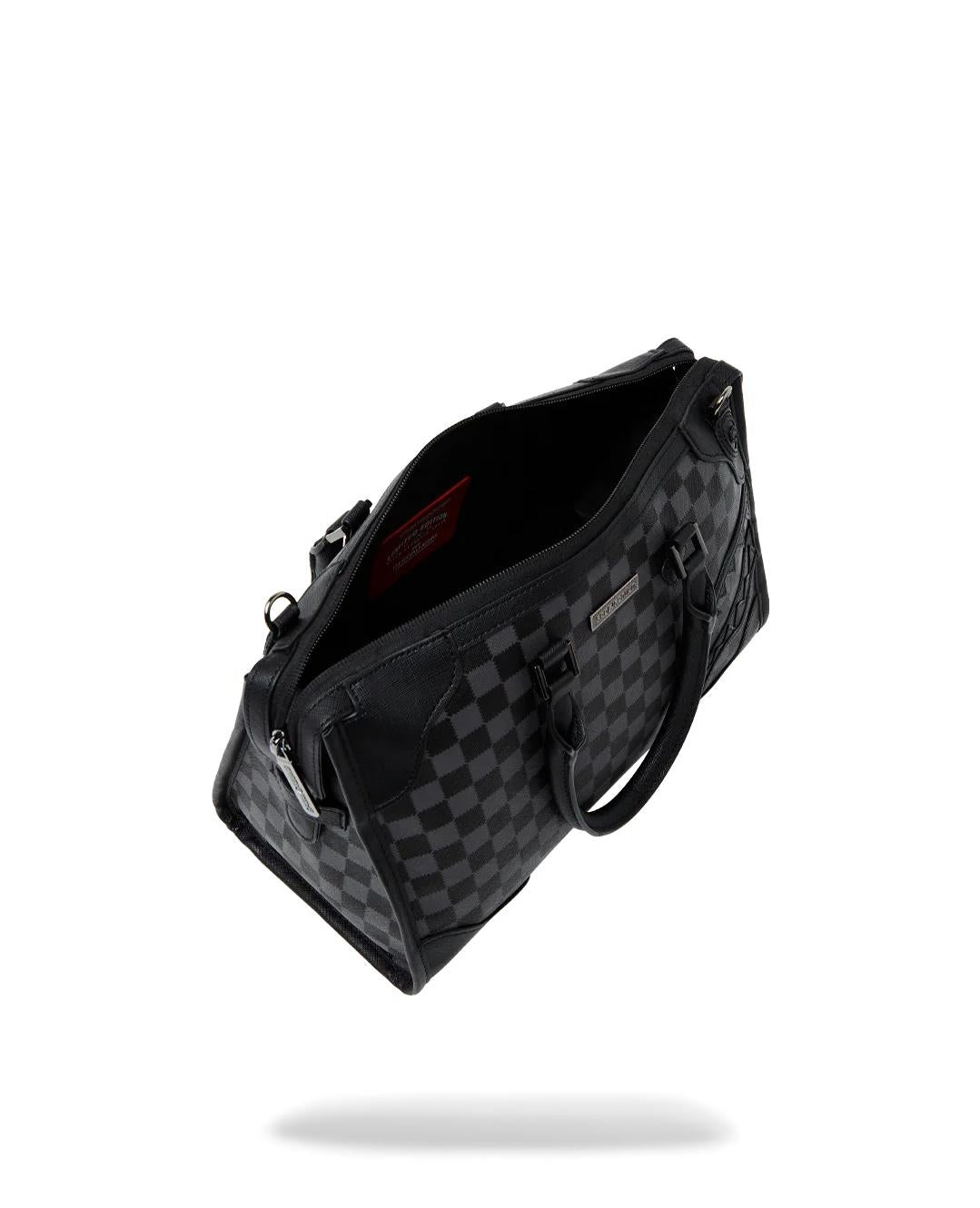 Borsa Sprayground nero midnight chateau pyramid mini duffle