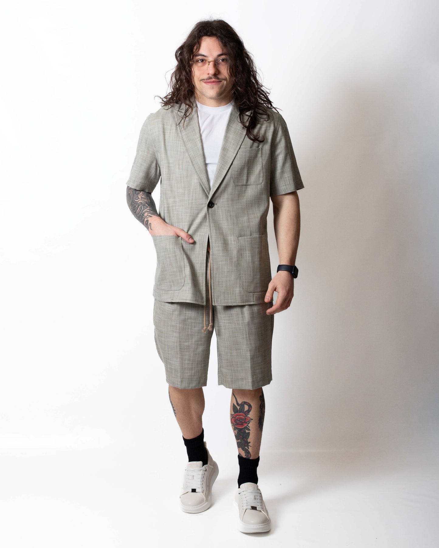 Bermuda Liu Jo con coulisse in corda uomo
