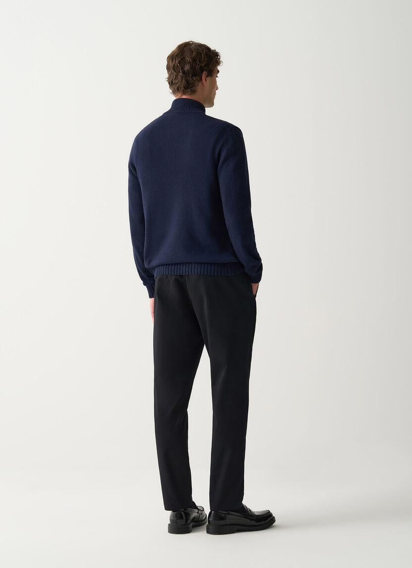 Maglia Colmar mezza zip in misto lana uomo