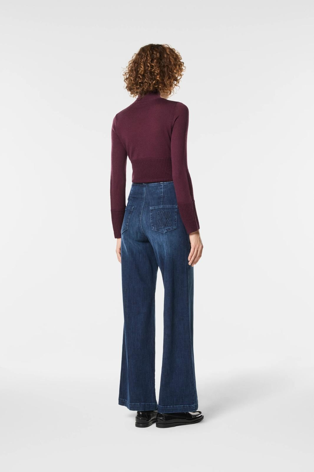 Jeans Nenette gamba larga donna
