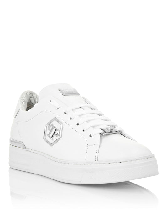 Sneakers Philipp Plein "Low-top Leather Hexagon" uomo