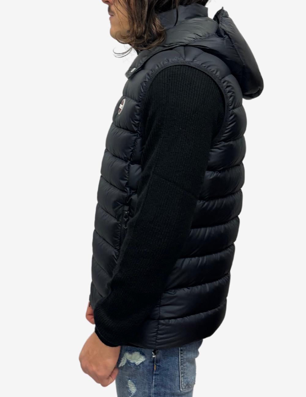 Gilet Colmar in piuma con cappuccio staccabile