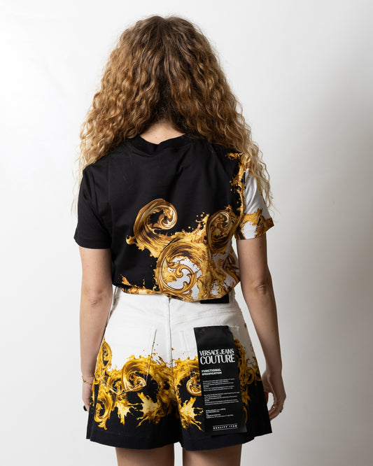 T-Shirt Versace Jeans Couture "Wave Couture" donna