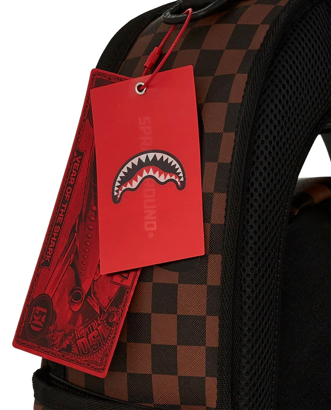 Zaino Sprayground marrone Sharks in a hole in paris dlxsv backpack