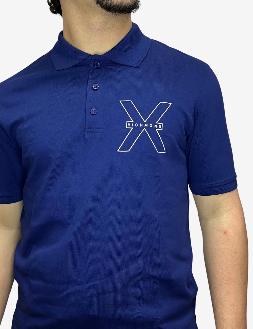 Polo Richmond X con logata uomo