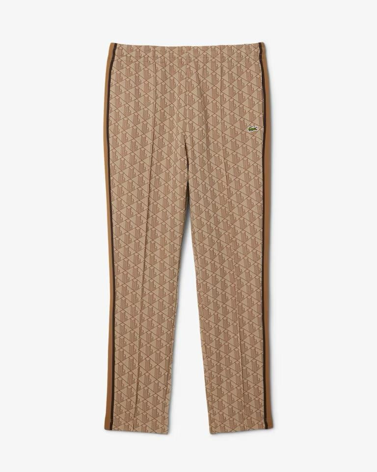 Pantalone Lacoste logato allover uomo