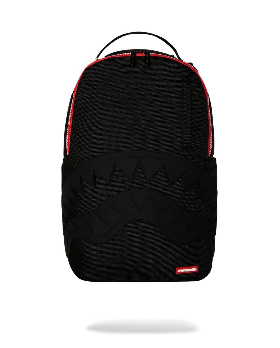 Zaino Sprayground nero Printed zipper shark dlxr backpack