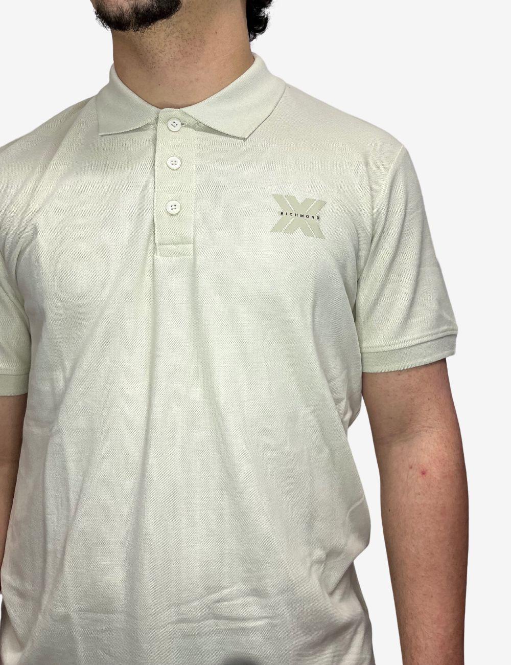 Polo Richmond X con logo uomo