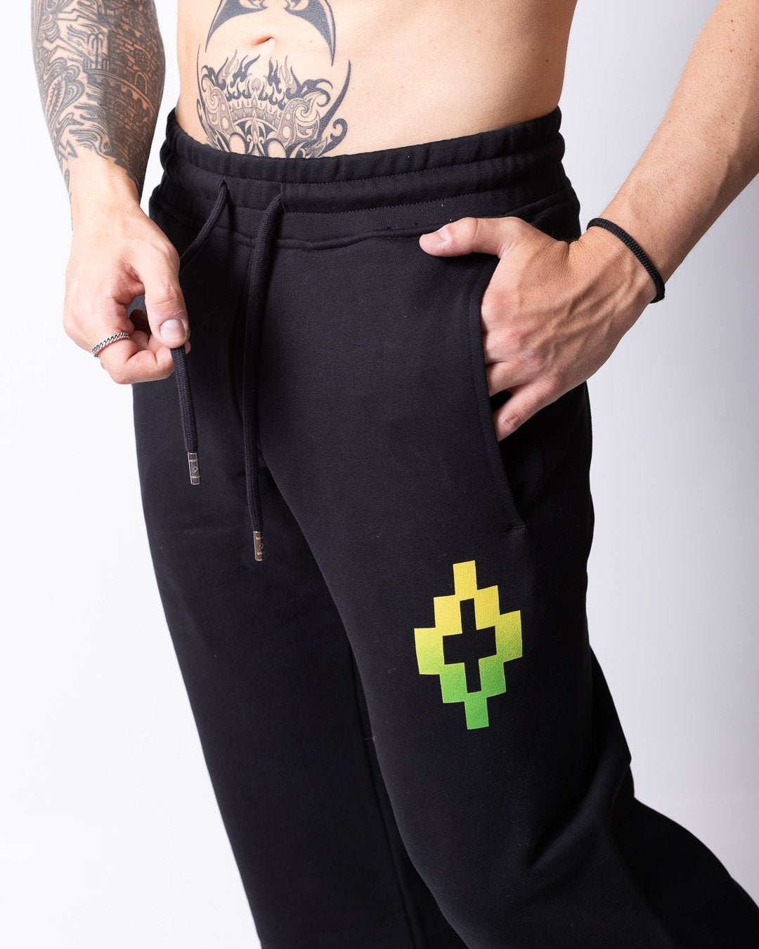 Pantalone Marcelo Burlon in felpa "County" uomo