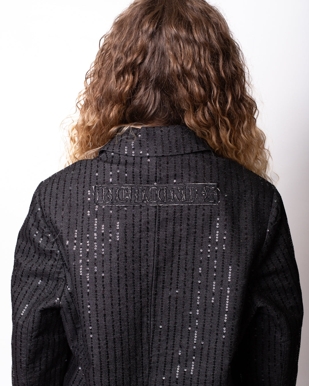 Giacca blazer Richmond X monopetto con paillettes donna