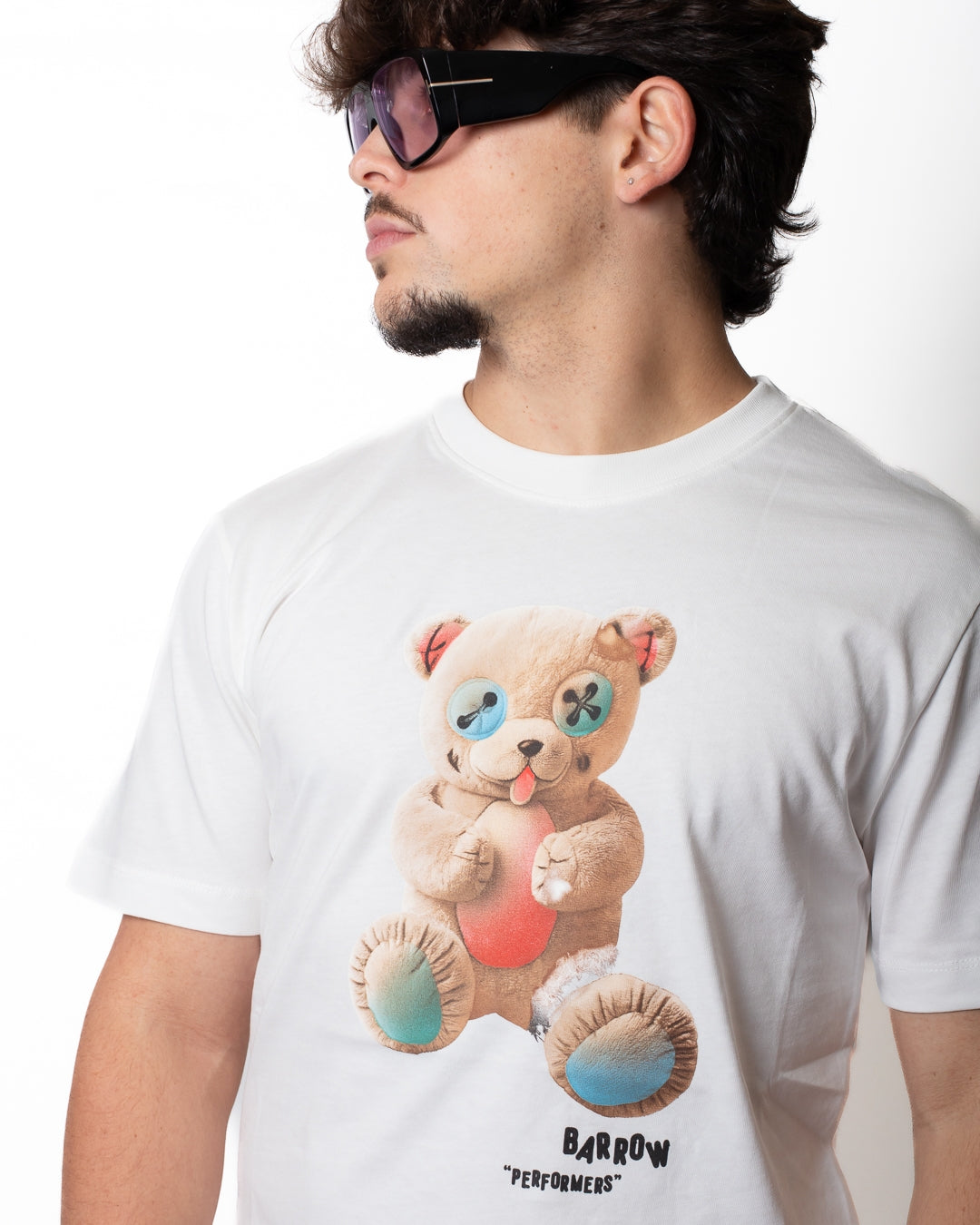 T-Shirt Barrow "Performers" con stampa Teddy