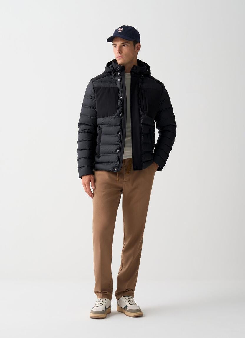 Giubbotto Colmar "Durability" con dettagli in nylon uomo